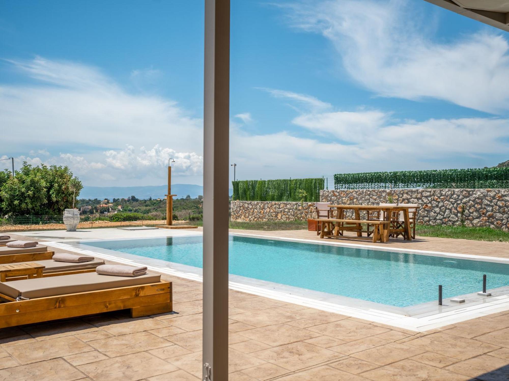 Pantheon Luxury Villas Skala  ภายนอก รูปภาพ