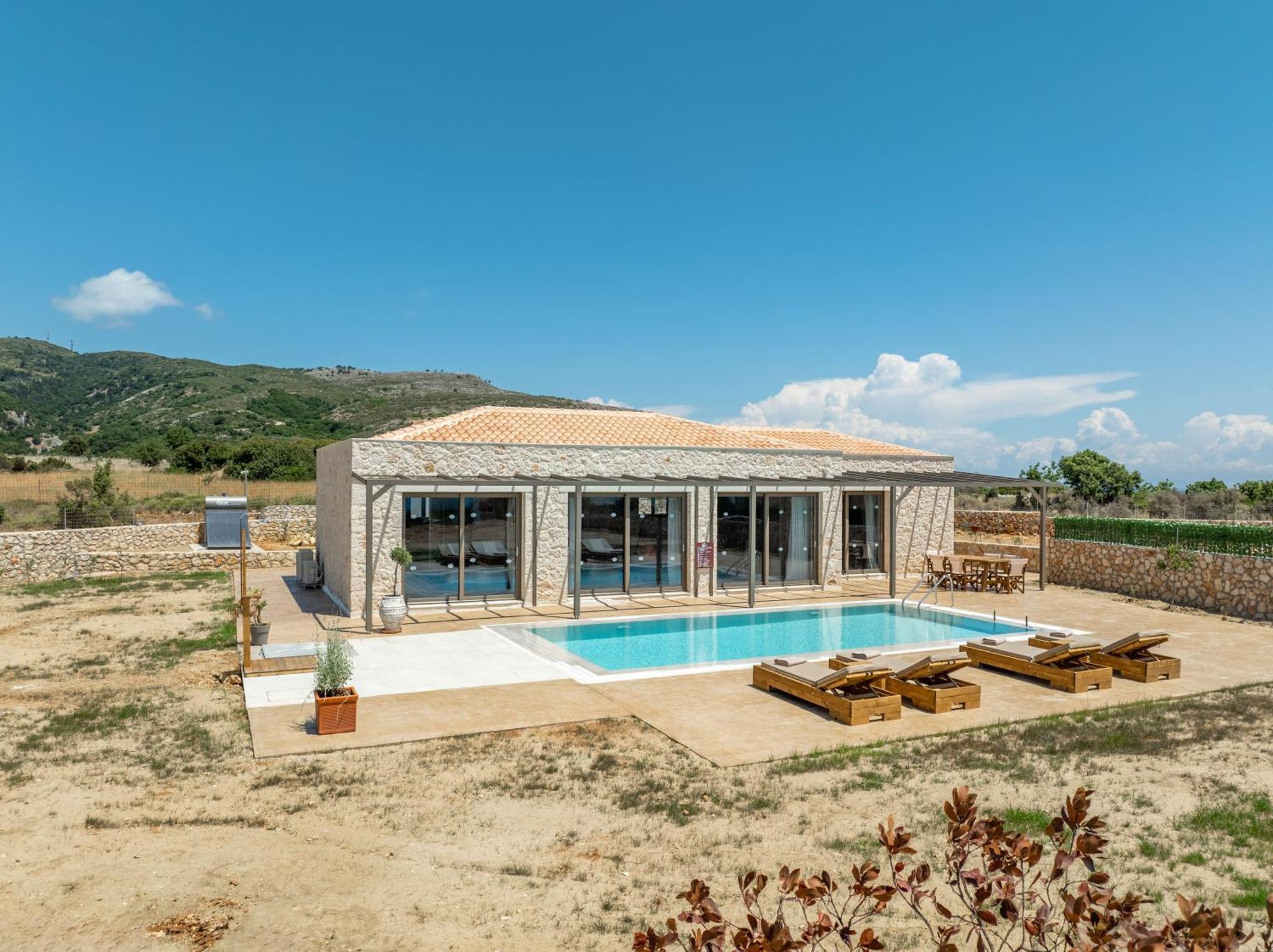 Pantheon Luxury Villas Skala  ภายนอก รูปภาพ
