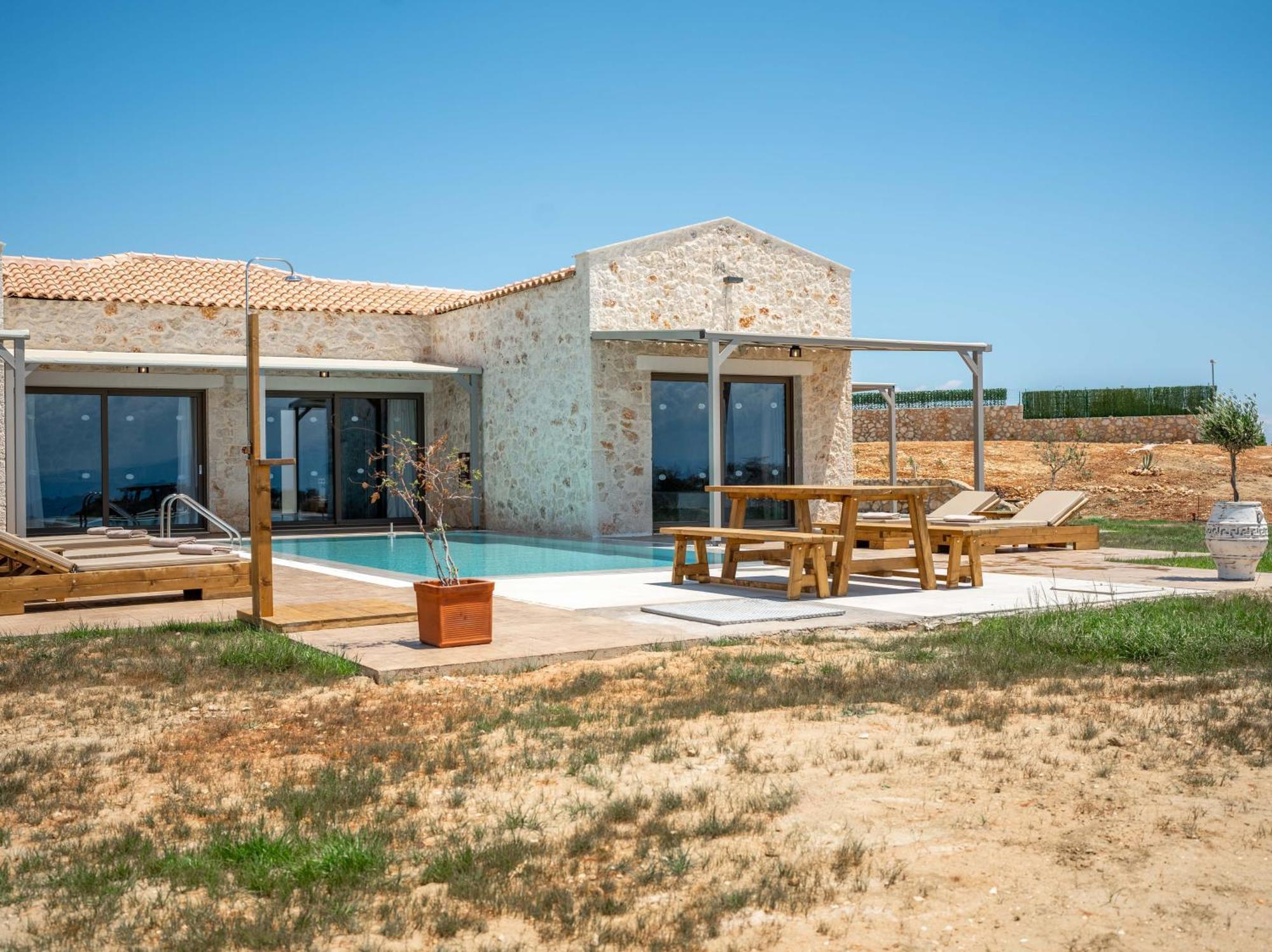Pantheon Luxury Villas Skala  ภายนอก รูปภาพ
