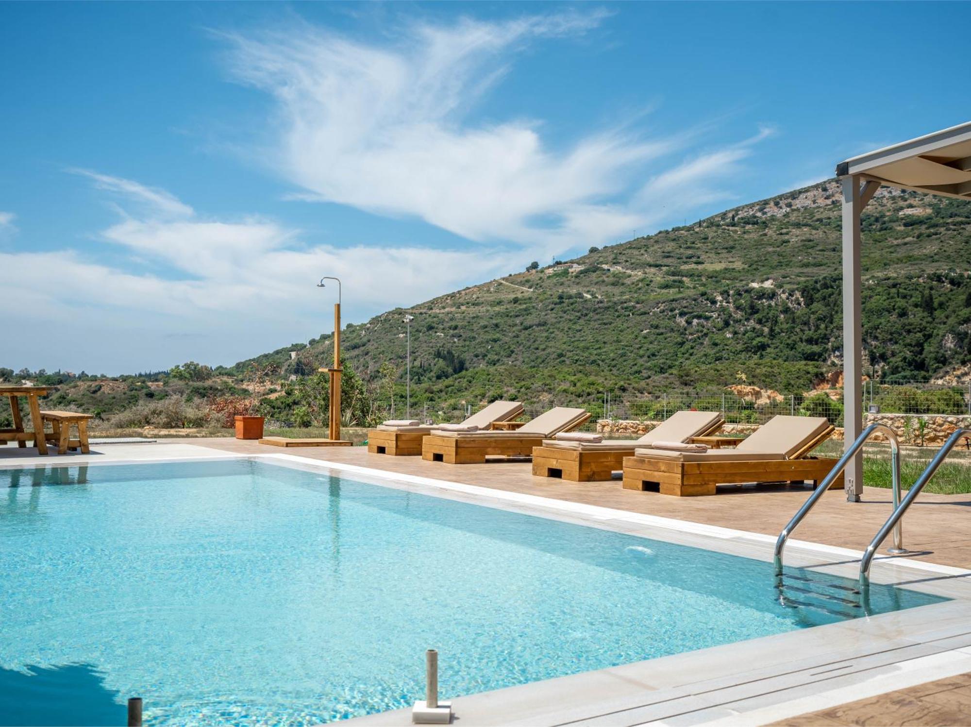 Pantheon Luxury Villas Skala  ภายนอก รูปภาพ