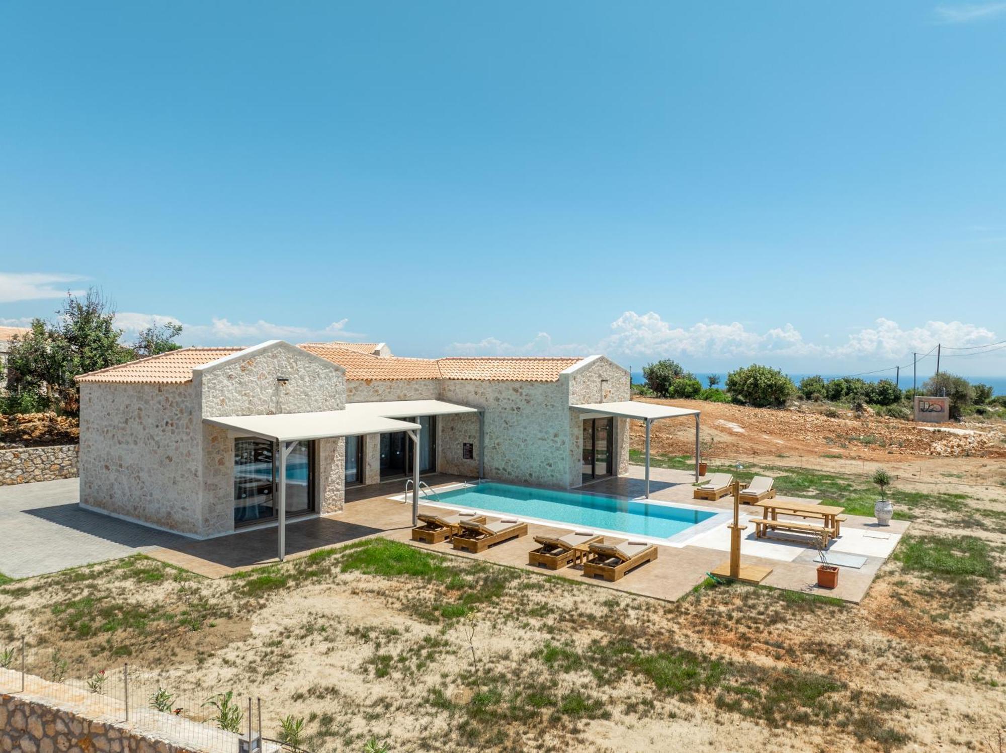 Pantheon Luxury Villas Skala  ภายนอก รูปภาพ