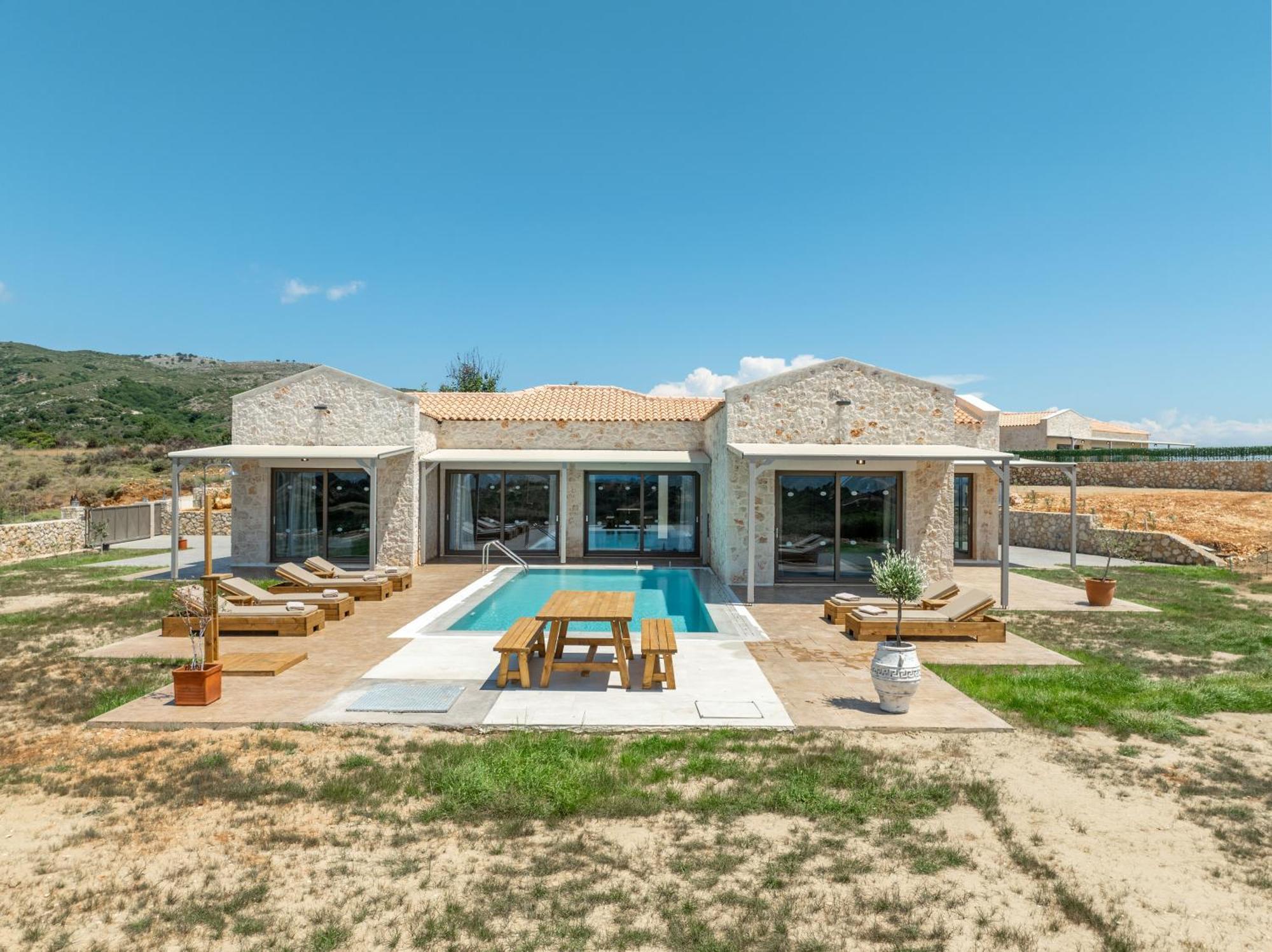 Pantheon Luxury Villas Skala  ภายนอก รูปภาพ