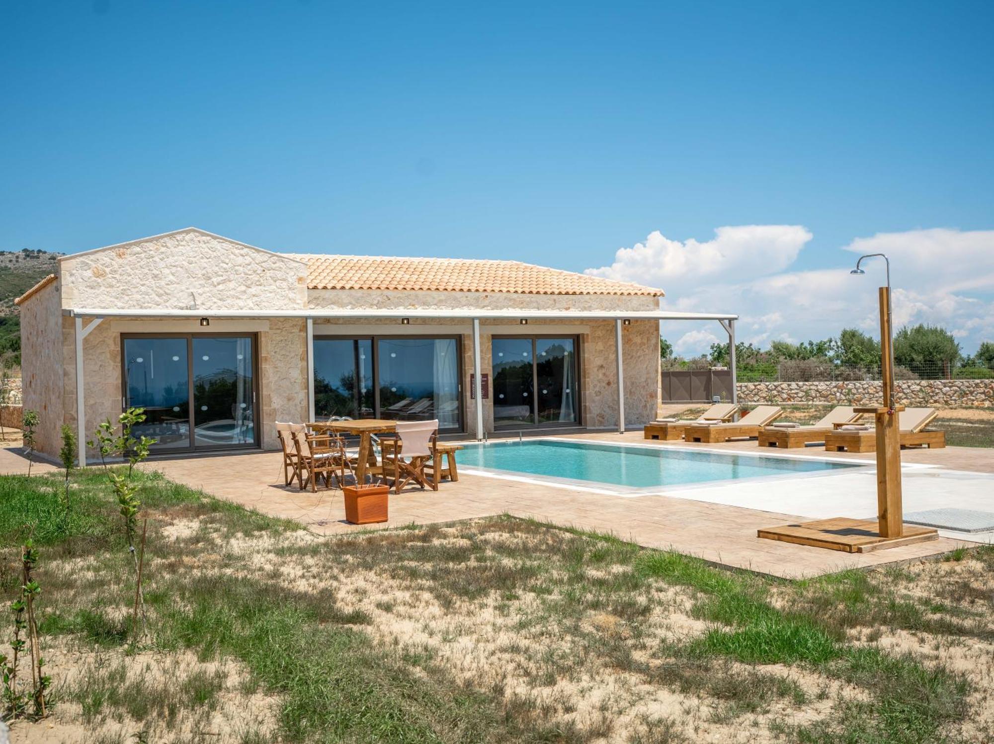 Pantheon Luxury Villas Skala  ภายนอก รูปภาพ