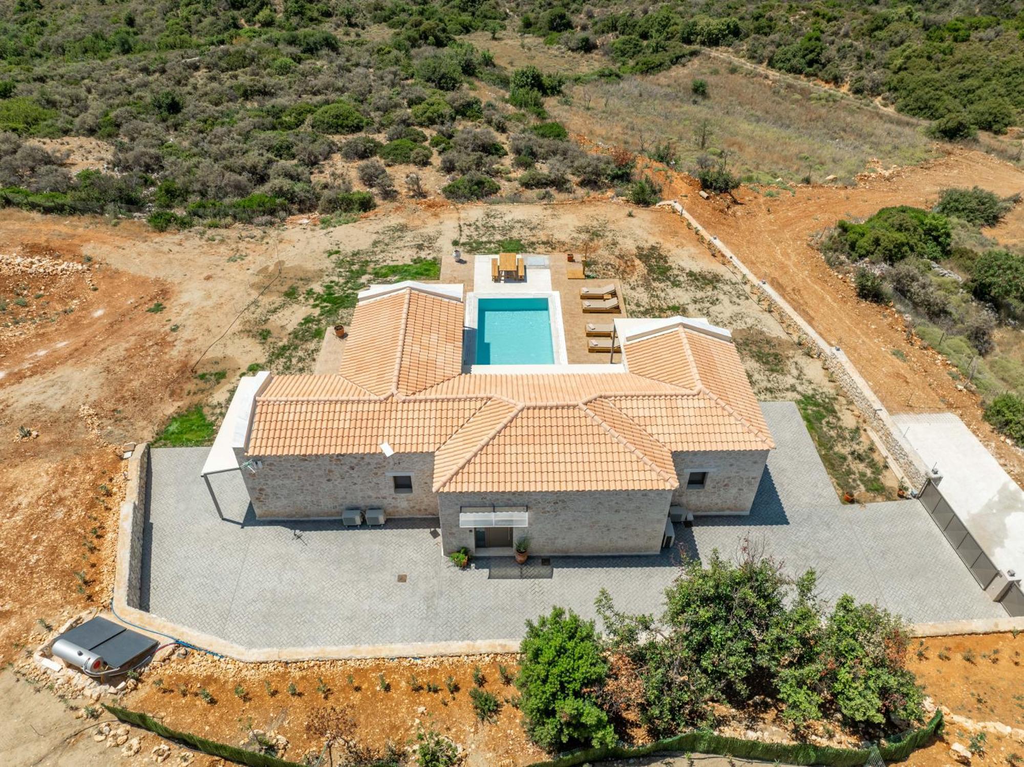Pantheon Luxury Villas Skala  ภายนอก รูปภาพ